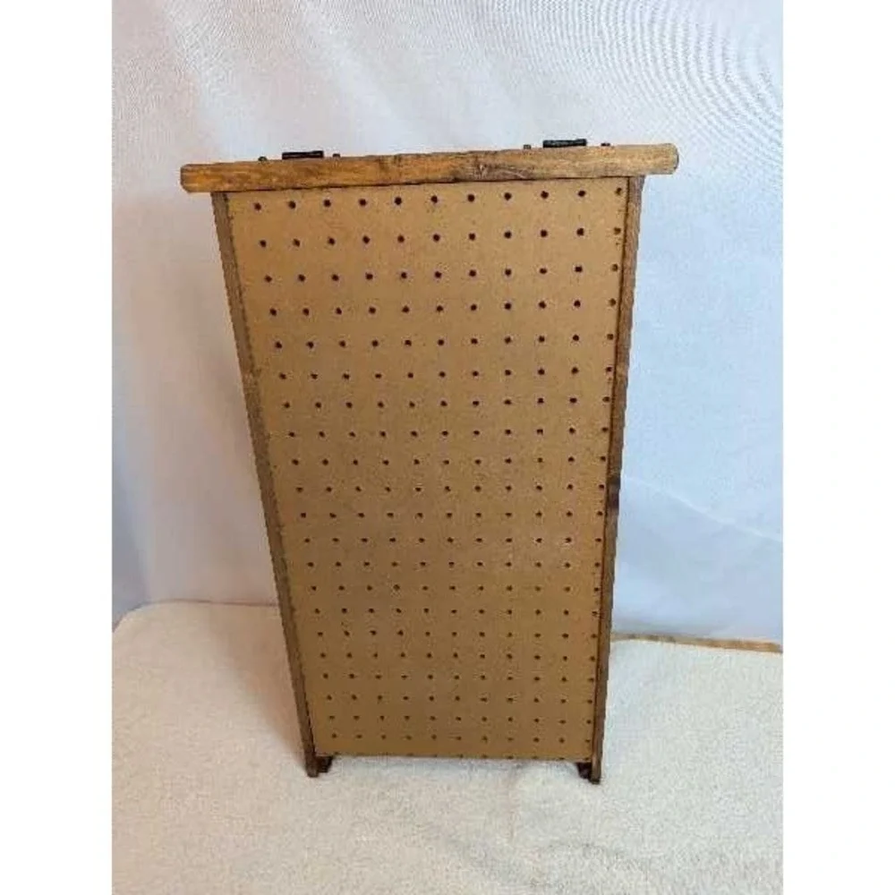 Vintage Wooden Taters & Onions Bin Storage Rustic Farmhouse Kitchen Onyuns‎
